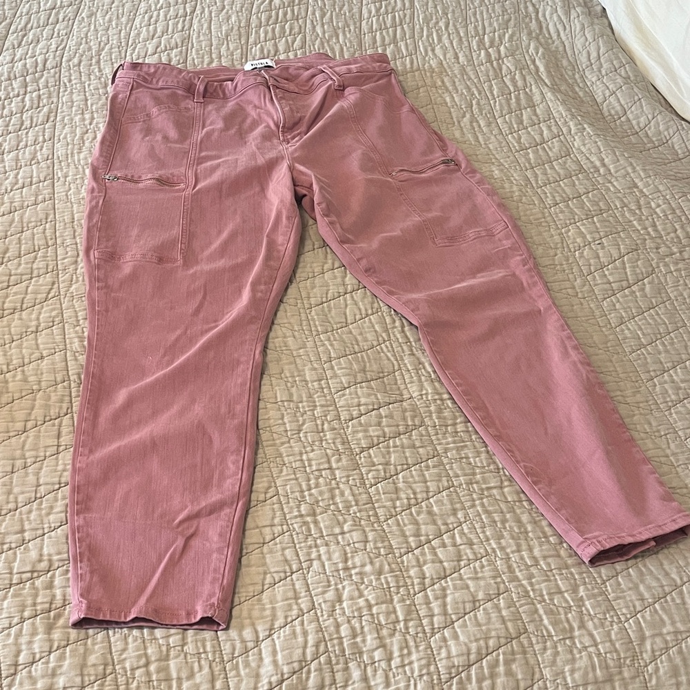 Pistola Women's Cargo Pants in Dusty Rose